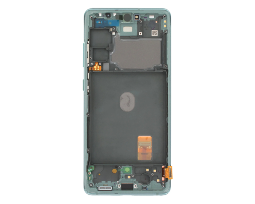 Дисплей Samsung G780 Galaxy S20 FE з сенсором та рамкою mint green (Original) PLS-00-00058879