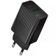 Зарядний пристрій Borofone BAS76A 30W 3A USB-A+USB-C black PLS-00-00156110
