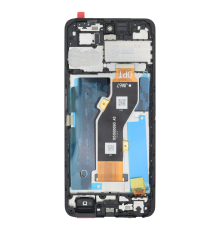 Дисплей Infinix Smart 8 з сенсором та рамкою black (Used) (ver. DPT) PLS-00-00157085