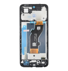 Дисплей Infinix Hot 50i з сенсором та рамкою black (Used) (ver. LMI) PLS-00-00157076