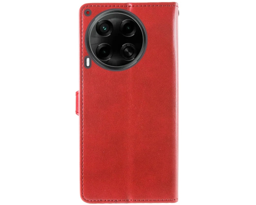 Чохол-книжка Leather GETMAN with card holder TECNO Camon 30 red PLS-00-00148264
