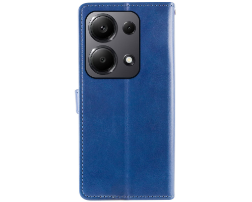 Чохол-книжка Leather GETMAN with card holder Xiaomi Redmi Note 13 5G blue PLS-00-00148400