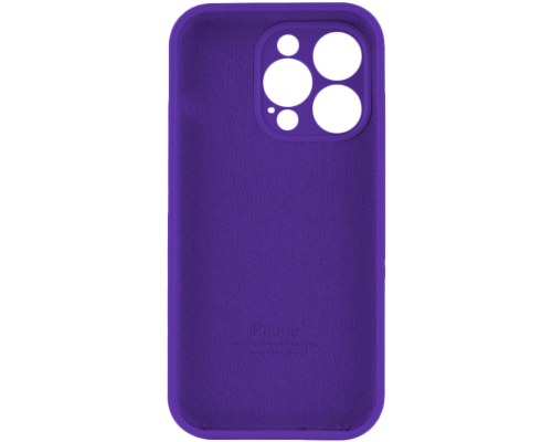 Чохол Silicone Case Full Camera Protective iPhone 15 Pro amethyst PLS-00-00116466