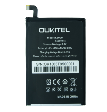 Акумулятор Oukitel K6000/ K6000 Pro PLS-00-00067110