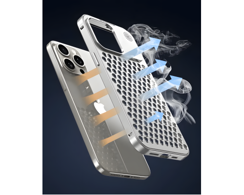 Чохол Aluminium Case iPhone 13 Pro silver PLS-00-00121008