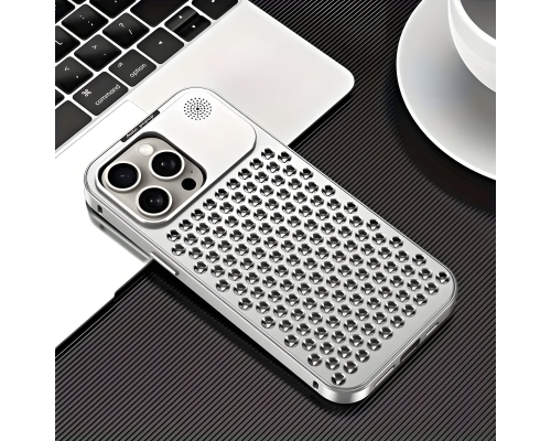 Чохол Aluminium Case iPhone 15 Plus silver PLS-00-00120995