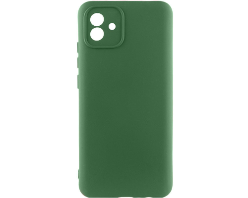 Чохол Silicone Cover Full Camera Samsung A045 Galaxy A04 dark green PLS-00-00116006
