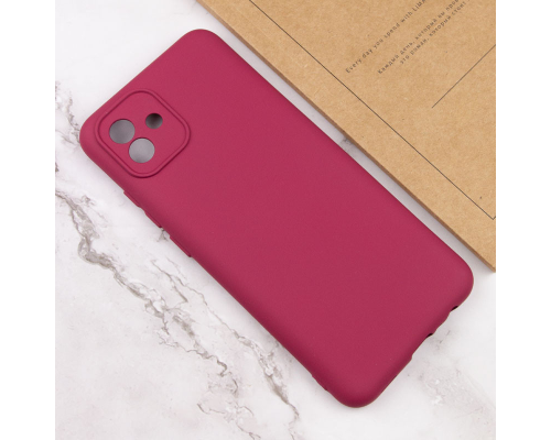 Чохол Silicone Cover Full Camera Samsung A042 Galaxy A04e marsala PLS-00-00118223
