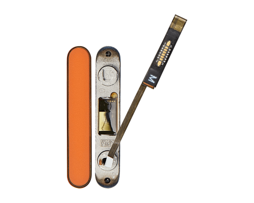 Шлейф для iPhone 17 Pro з кнопкою Camera Control orange (зовнішня) (Used) PLS-00-00168991
