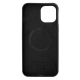 Чохол Silicone Case Full з MagSafe та Анімацією iPhone 12 (12Pro) black PLS-00-00107485
