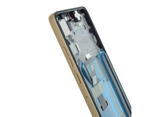 Дисплей Motorola XT2409 Moto Edge 50 Neo з сенсором та рамкою gold (Latte) (Original) PLS-00-00133339