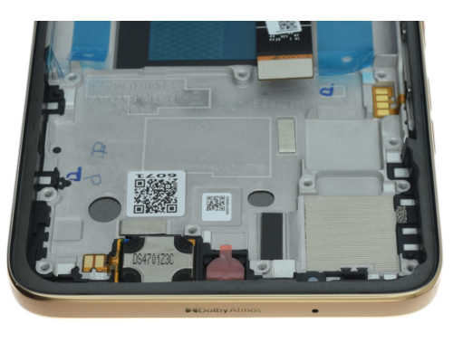 Дисплей Motorola XT2409 Moto Edge 50 Neo з сенсором та рамкою gold (Latte) (Original) PLS-00-00133339