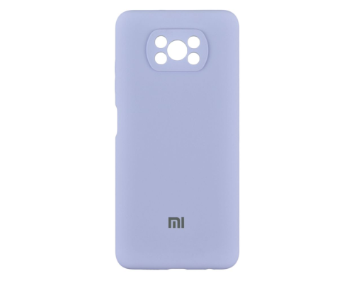 Чохол Silicone Cover Full Camera Xiaomi Poco X3 purple PLS-00-00112280