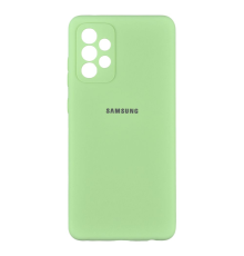 Чохол Silicone Cover Full Camera Samsung A725 Galaxy A72 mint PLS-00-00112241