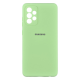 Чохол Silicone Cover Full Camera Samsung A725 Galaxy A72 mint PLS-00-00112241