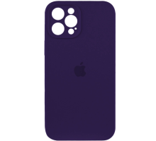 Чохол Silicone Case Квадратні Борти Full Camera iPhone 11 Pro berry purple PLS-00-00116683