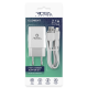 Зарядний пристрій Ridea RW-11311 Element 10.5W 2.1A 1USB-A з кабелем Lightning white PLS-00-00123682