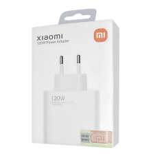 Зарядний пристрій Xiaomi 120W Gan 1USB-A (Original China) white PLS-00-00138382