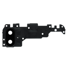 Скло камери Samsung A107 Galaxy A10s з рамкою black PLS-00-00100989