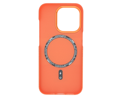 Чохол Pitaka Ultra Slim with Magnetic для iPhone 15 Pro sunset orange (OEM) PLS-00-00162060