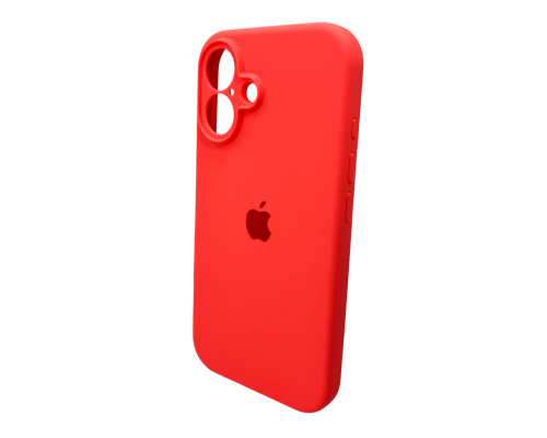Чохол Silicone Case Full Camera Protective для iPhone 16 peach PLS-00-00130755
