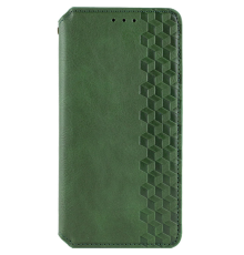 Чохол-книжка Leather Cubic Motorola Moto G17 green PLS-00-00170697