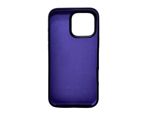 Чохол Silicone Case Full Protective для iPhone 16 Pro berry purple PLS-00-00130712