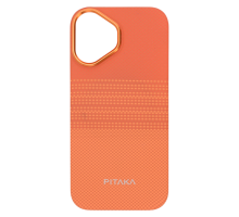 Чохол Pitaka Ultra Slim with Magnetic для iPhone 16 sunset orange (OEM) PLS-00-00162071