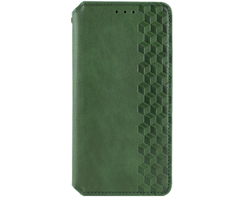 Чохол-книжка Leather Cubic Motorola Moto G86 green PLS-00-00170707