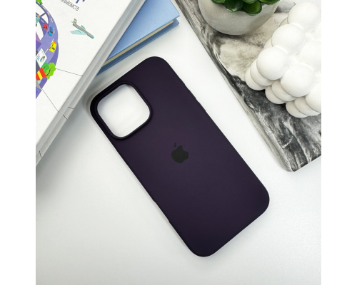 Чохол Silicone Case Full Protective для iPhone 16 Pro berry purple PLS-00-00130712