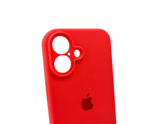 Чохол Silicone Case Full Camera Protective для iPhone 16 peach PLS-00-00130755