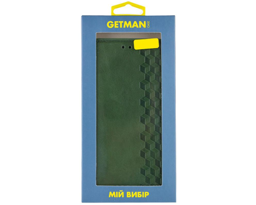 Чохол-книжка Leather Cubic Motorola Moto G86 green PLS-00-00170707
