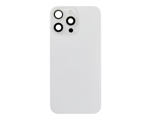 Задня кришка iPhone 16 Pro Max зі склом камери white (Original China+) PLS-00-00155682