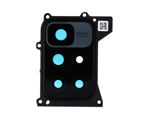 Скло камери Xiaomi Redmi 10 з рамкою black (Original) PLS-00-00094931