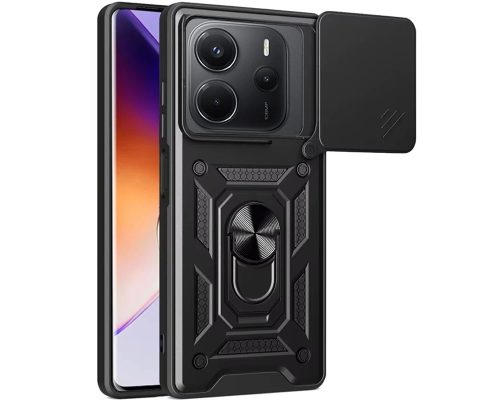 Чохол Camshield Serge Ring for Magnet Xiaomi Redmi Note 14 4G (Global) black PLS-00-00144299