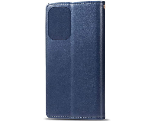 Чохол-книжка Leather GETMAN with card holder Samsung S928 Galaxy S24 Ultra blue PLS-00-00128912
