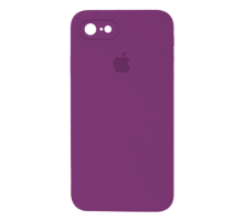 Чохол Silicone Case Квадратні Борти Full Camera iPhone 7 purple PLS-00-00107556
