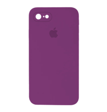 Чохол Silicone Case Квадратні Борти Full Camera iPhone 7 purple PLS-00-00107556