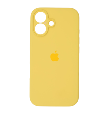 Чохол Silicone Case Full Camera Protective iPhone 16 Plus yellow PLS-00-00130582