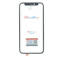 Скло дисплея iPhone 12 mini з OCA black (Musttby) PLS-00-00130418