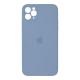 Чохол Silicone Case Квадратні Борти Full Camera iPhone 11 Pro Max lilac blue PLS-00-00104675