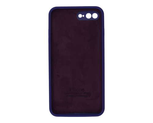 Чохол Silicone Case Квадратні Борти Full Camera iPhone 7 Plus amethyst PLS-00-00123129