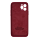 Чохол Silicone Case Квадратні Борти Full Camera iPhone 11 Pro rose red PLS-00-00102597