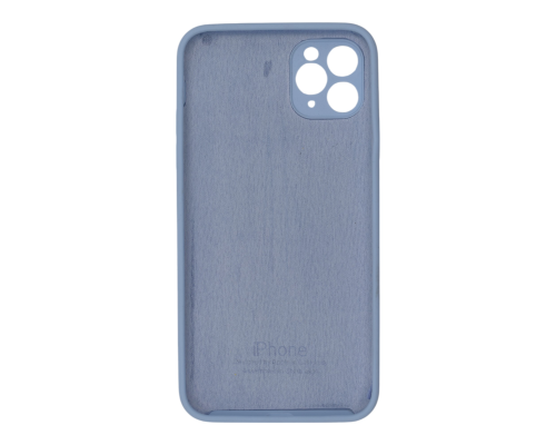 Чохол Silicone Case Квадратні Борти Full Camera iPhone 11 Pro Max lilac blue PLS-00-00104675