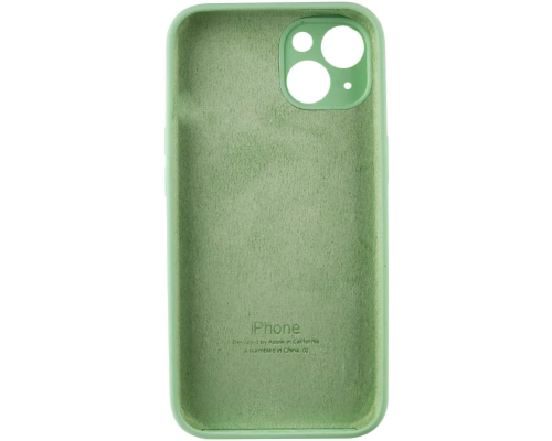 Чохол Silicone Case Full Camera Protective для iPhone 15 pistachio PLS-00-00155522