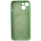 Чохол Silicone Case Full Camera Protective для iPhone 15 pistachio PLS-00-00155522