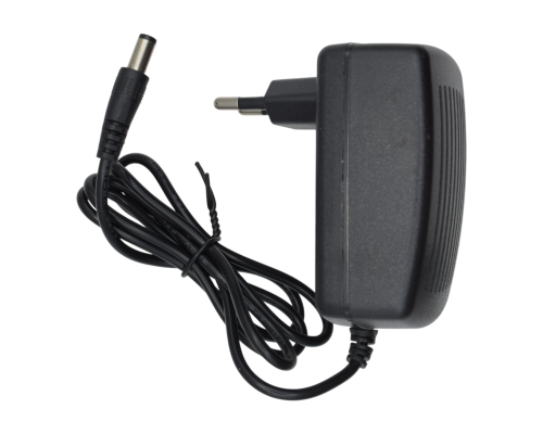 Зарядний пристрій 12V to DC 5.5 x 2.5 мм 3A black PLS-00-00153497