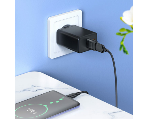 Перехідник OTG Borofone BV18 USB 3.0 to Type-C black PLS-00-00137362