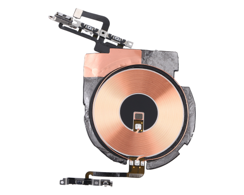 Шлейф iPhone 12 з кнопками ввімкнення, гучності та бездротовою зарядкою (Original Used) PLS-00-00107467