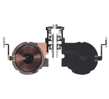 Шлейф iPhone 12 Pro Max з кнопками ввімкнення, гучності та бездротовою зарядкою (Original Used) PLS-00-00107468